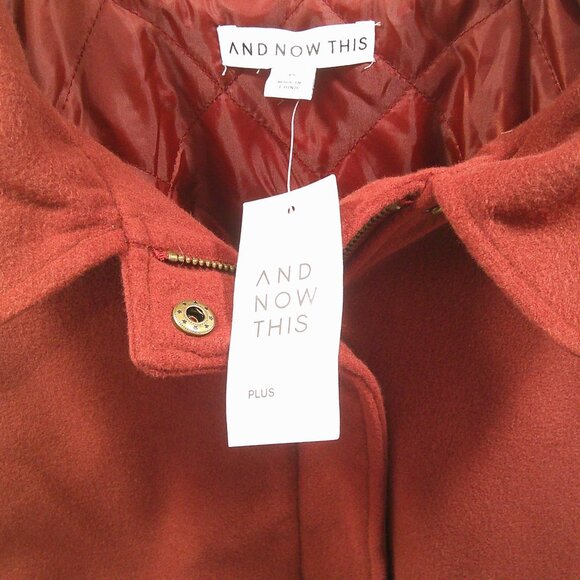 NWT | And Now This - Macys| Bomber Jacket Full Zip| Plus Size 1 X - Picture 4 of 11